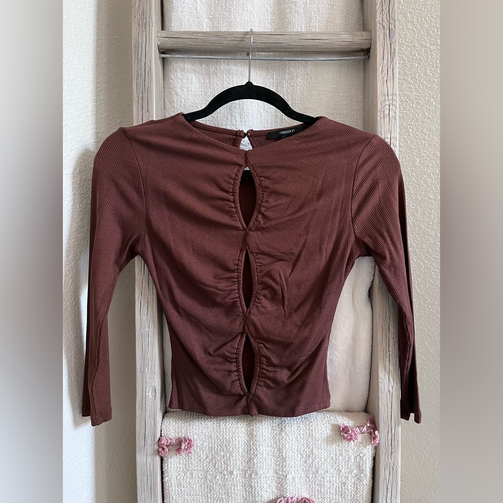 Y2K Brown shirt